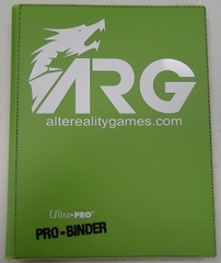 ARG Ultra Pro Pro-Binder-Light Green w/ White Logo